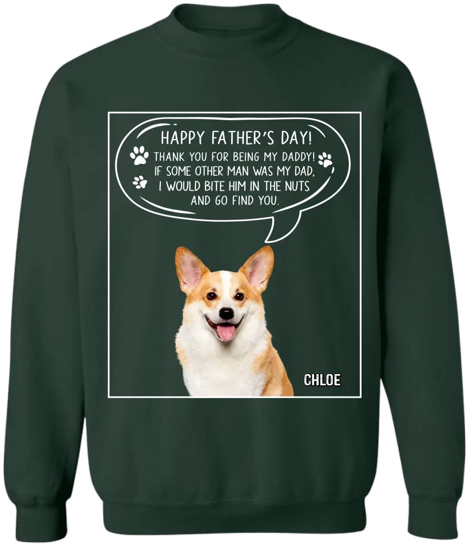 Thank You For Being Our Daddy - Personalized T-Shirt, Gift For Father's Day, Gift For Dog Lover - TS1197
