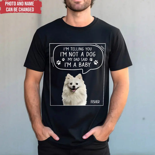 I Will Just Keep Staring At You Until You Do The Thing I Want - Personalized T-Shirt, Gift For Dad, Dog Dad - TS1198