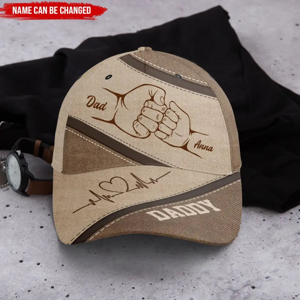 We Love You Dad - Personalized Cap, Gift For Dad, Grandpa Gift From Kids - C41