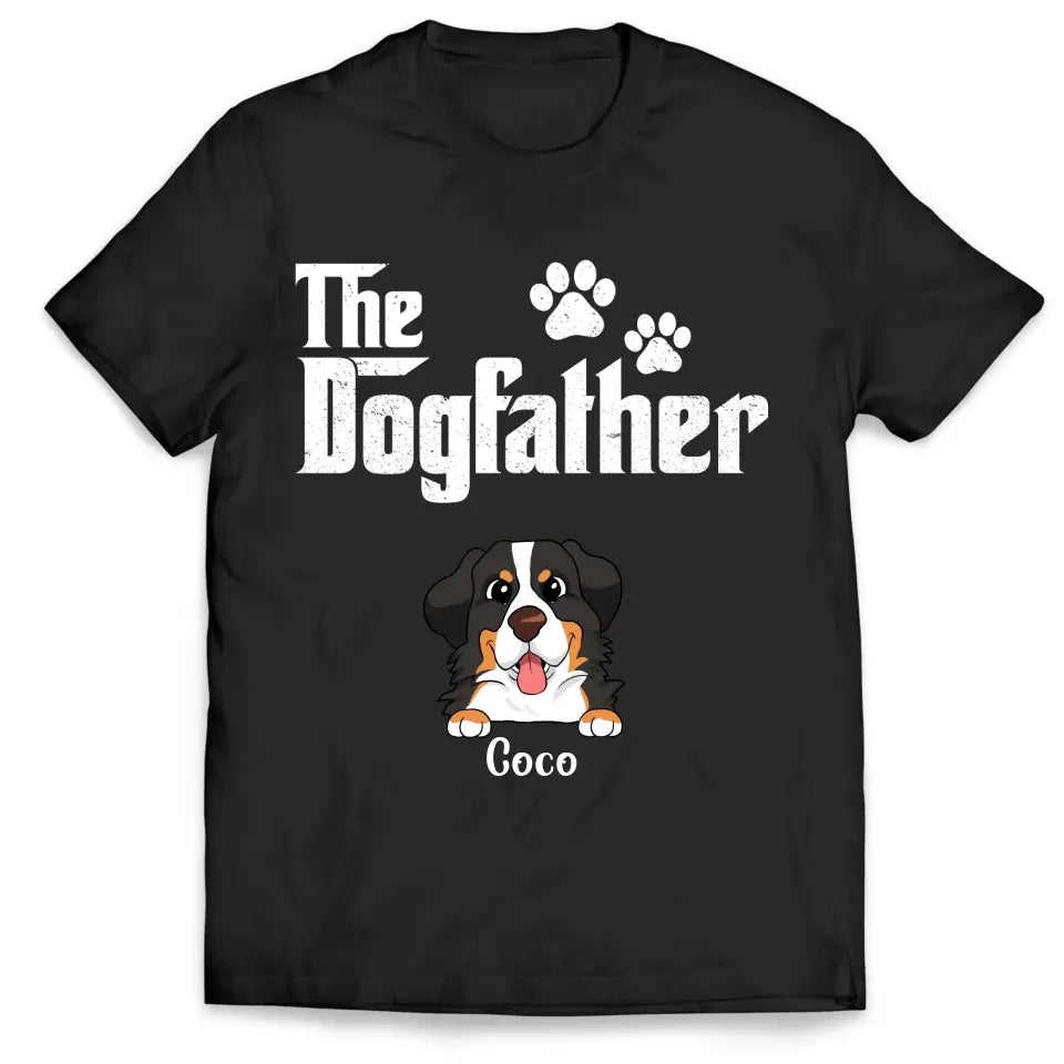 The DogFather - Personalized T-shirt For Father's Day, Gift For Dog Lovers - TS727