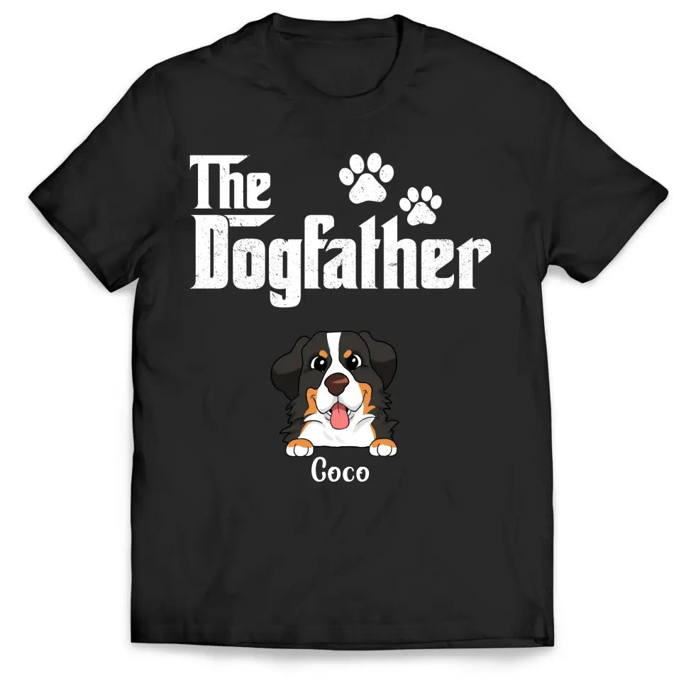 The DogFather - Personalized T-shirt For Father's Day, Gift For Dog Lovers - TS727