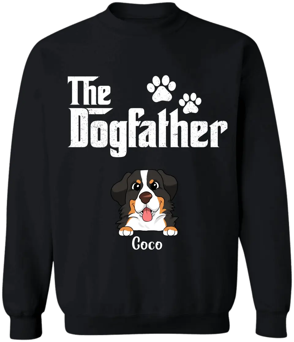 The DogFather - Personalized T-shirt For Father's Day, Gift For Dog Lovers - TS727
