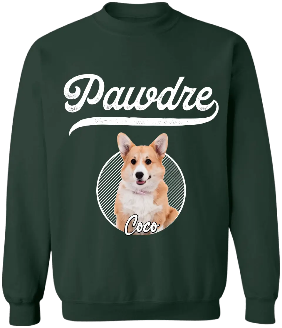 Pawdre, Custom Dog Photo - Personalized T-Shirt, Gift For Dog Lover - TS1212