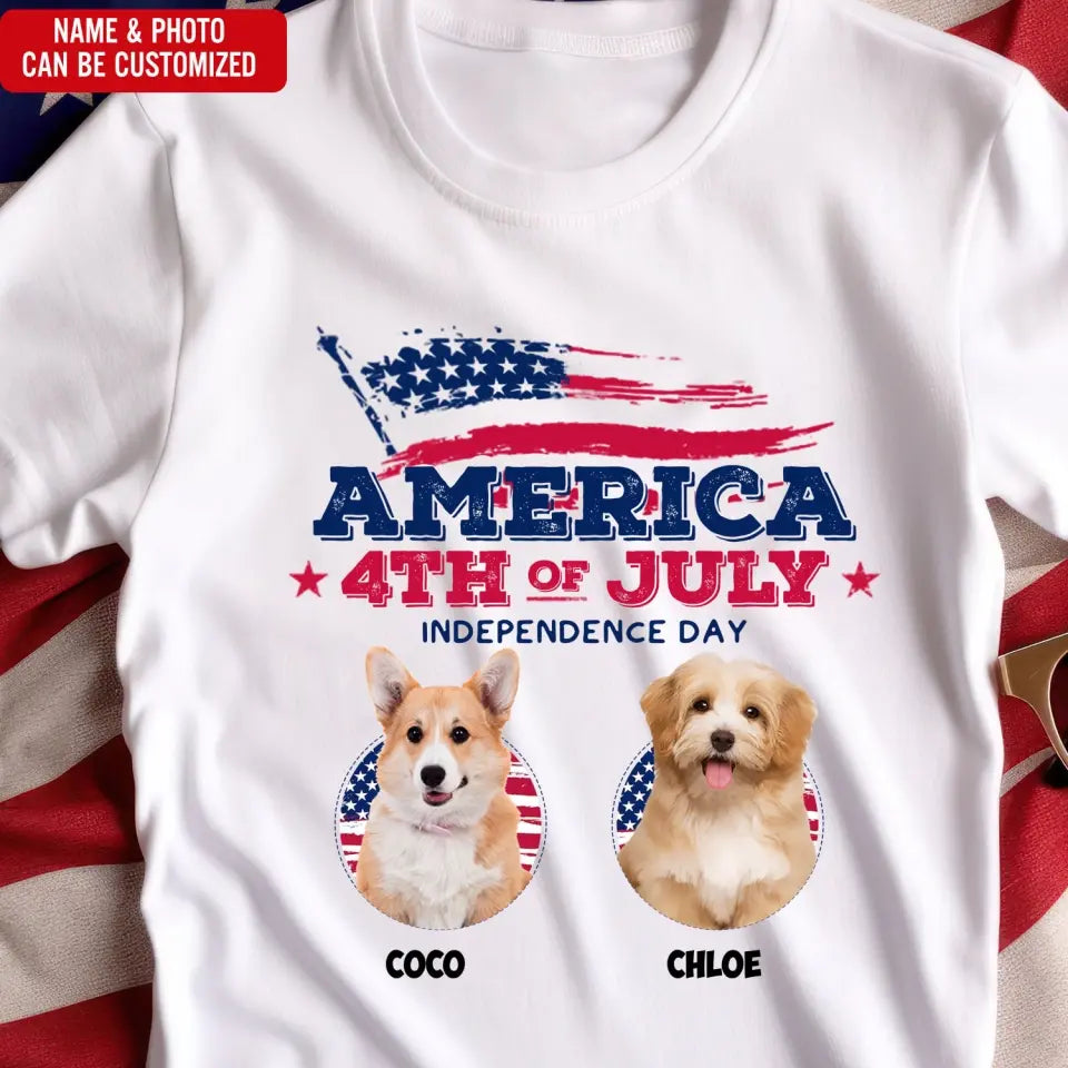 America 4th Of July Independence Day - Personalized T-Shirt, Gift For Independence Day - TS1223