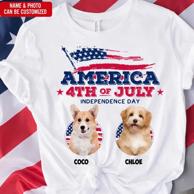 America 4th Of July Independence Day - Personalized T-Shirt, Gift For Independence Day - TS1223