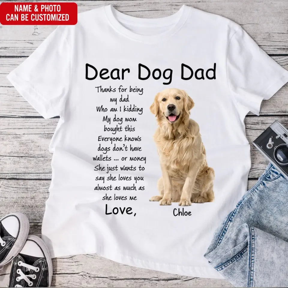 She Just Wants To Say She Loves You Almost As Much As She Loves Me - Personalized T-Shirt - CF-TS1227