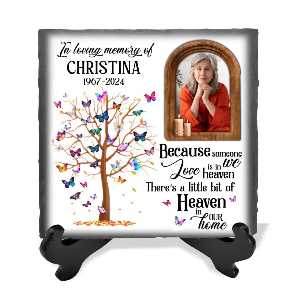 Because Someone We Love Is In Heaven - Personalized Stone, Memorial Gift - CF-MS104