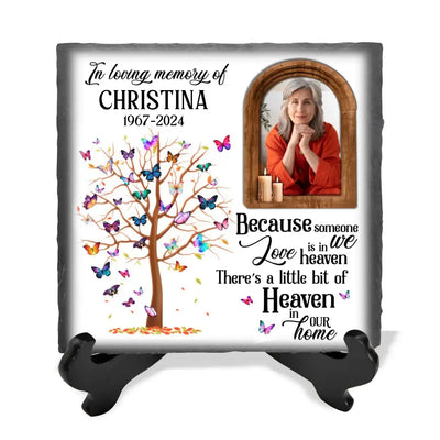 Because Someone We Love Is In Heaven - Personalized Stone, Memorial Gift - CF-MS104