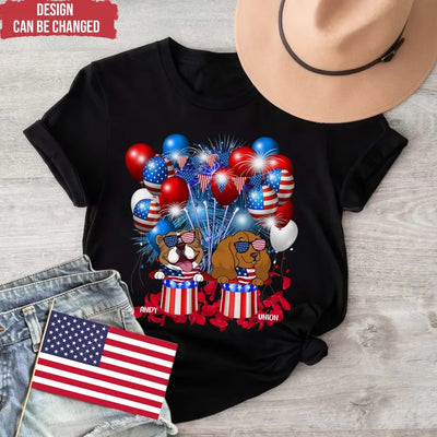 4th Of July Limited Edition Dog - Personalized T-Shirt, 4th Of July Dog - CF-TS1239