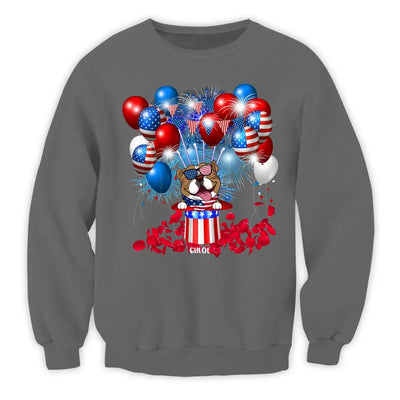 4th Of July Limited Edition Dog - Personalized T-Shirt, 4th Of July Dog - CF-TS1239