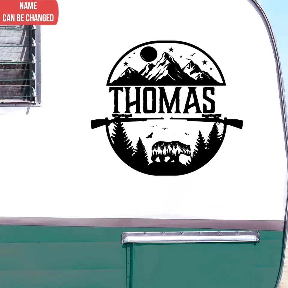 Wilderness Is Where Magic Happens - Personalized Decal, Gift For Camping Lovers - CF-PCD129