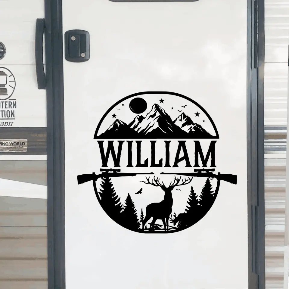 Wilderness Is Where Magic Happens - Personalized Decal, Gift For Camping Lovers - CF-PCD129