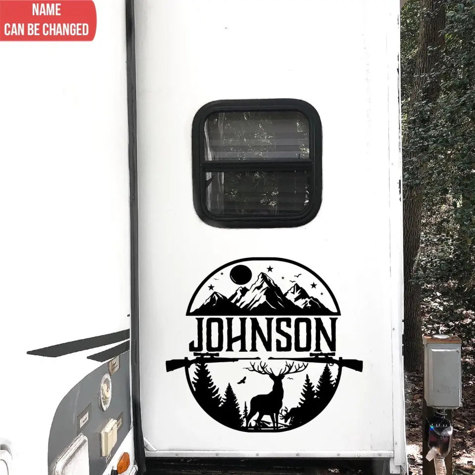 Wilderness Is Where Magic Happens - Personalized Decal, Gift For Camping Lovers - CF-PCD129