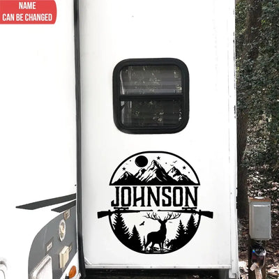 Wilderness Is Where Magic Happens - Personalized Decal, Gift For Camping Lovers - CF-PCD129