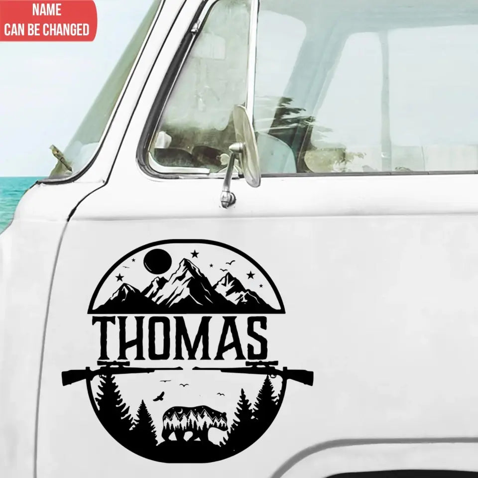 Wilderness Is Where Magic Happens - Personalized Decal, Gift For Camping Lovers - CF-PCD129