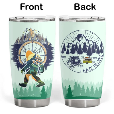 Bear Compass Camping RVs - Personalized Tumbler, Gift For Camping Lovers, Camping Gift - CF-TL93