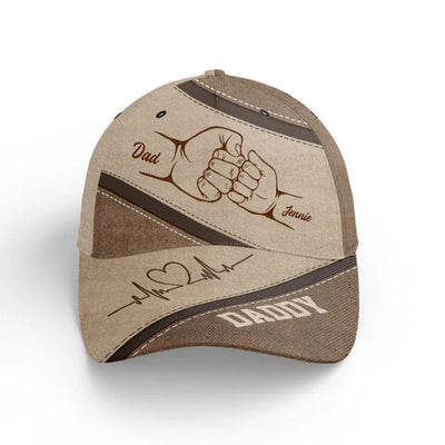 We Love You Dad - Personalized Cap, Gift For Dad, Grandpa Gift From Kids - C41