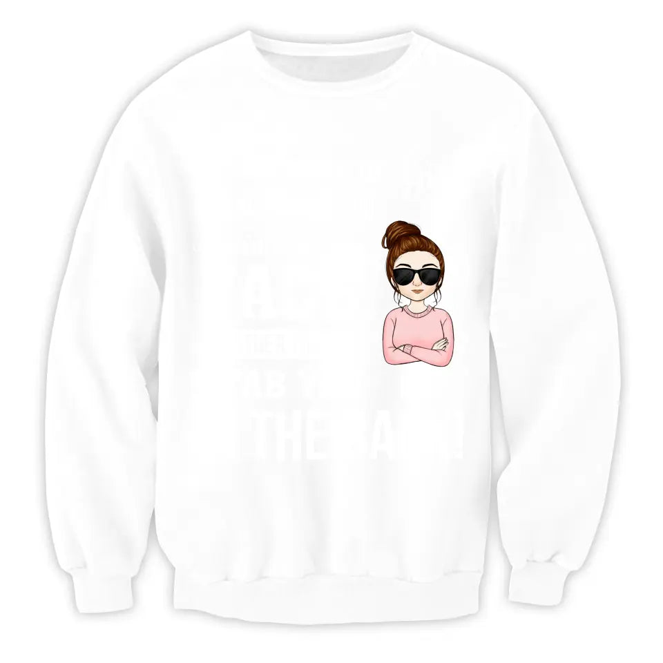 I'm The Type Of Girl Who Will Punch You In The Face - Personalized Mom, Girl Shirt - Mom Gift - Funny Mom Shirt