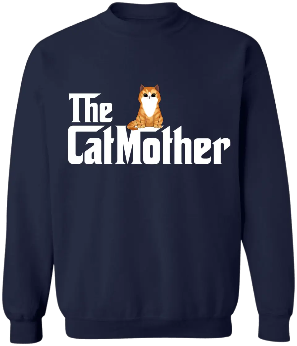 The Catmother - Personalized T-shirt For Mother's Day, Gift For Cat Lovers