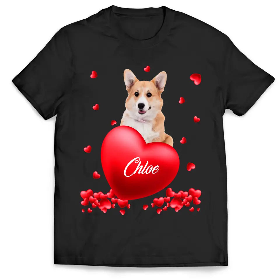 Dog With Heart Limited Edition - Personalized T-Shirt, Gift For Dog Lover - TS1073