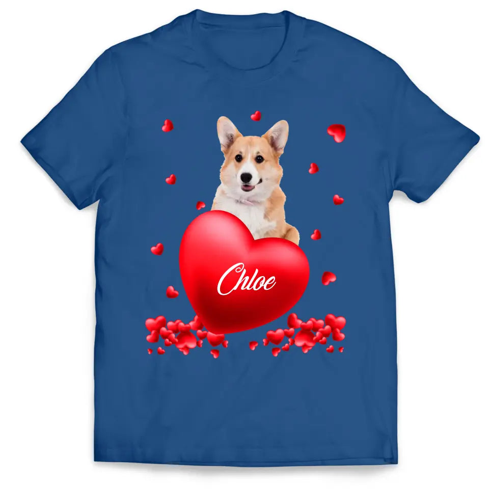 Dog With Heart Limited Edition - Personalized T-Shirt, Gift For Dog Lover - TS1073
