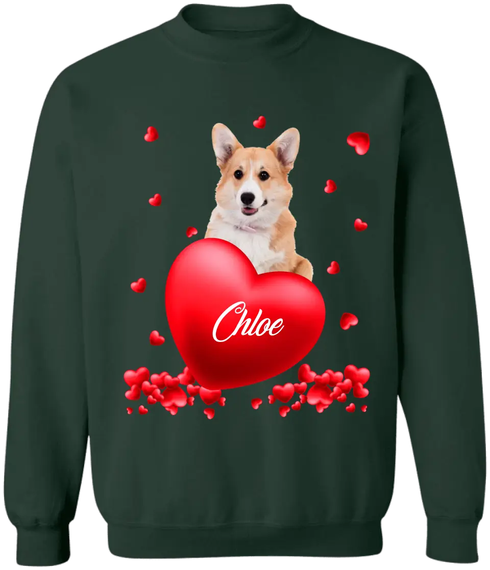 Dog With Heart Limited Edition - Personalized T-Shirt, Gift For Dog Lover - TS1073