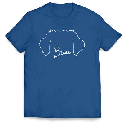 Custom Dog Ears With Name - Personalized T-Shirt, Gift For Dog Lovers - TS2000