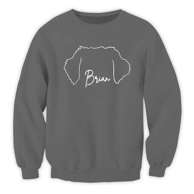 Custom Dog Ears With Name - Personalized T-Shirt, Gift For Dog Lovers - TS2000