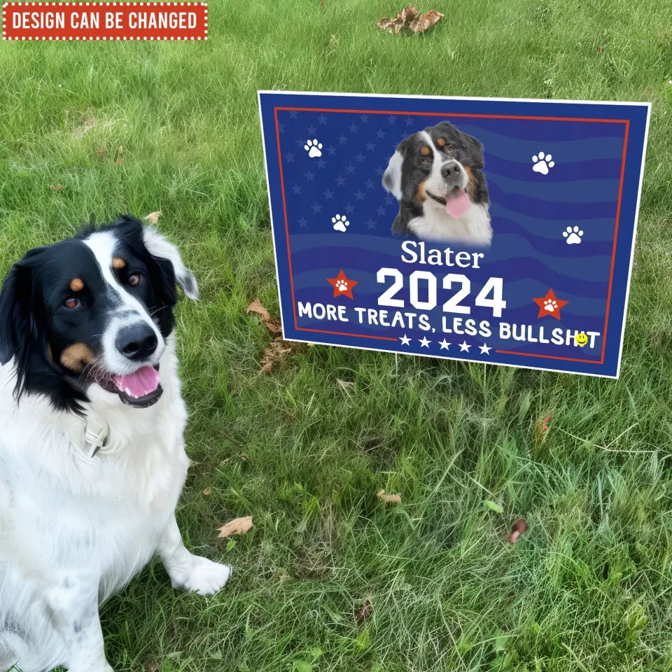 Because Humans Suck Pet Custom - Personalized Yard Sign, Gift For Pet Lover - CF-YS01UP