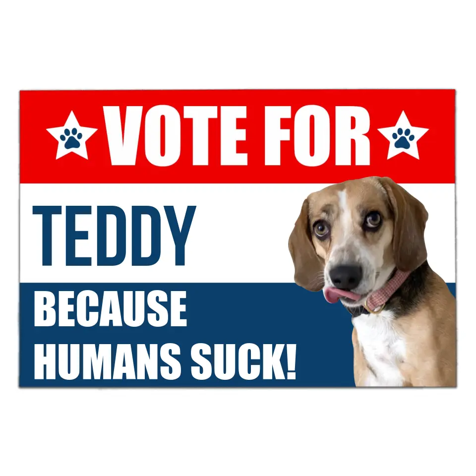 Funny Election Vote For My Pet - Personalized Doormat, Gift For Pet Lover - DM14UP