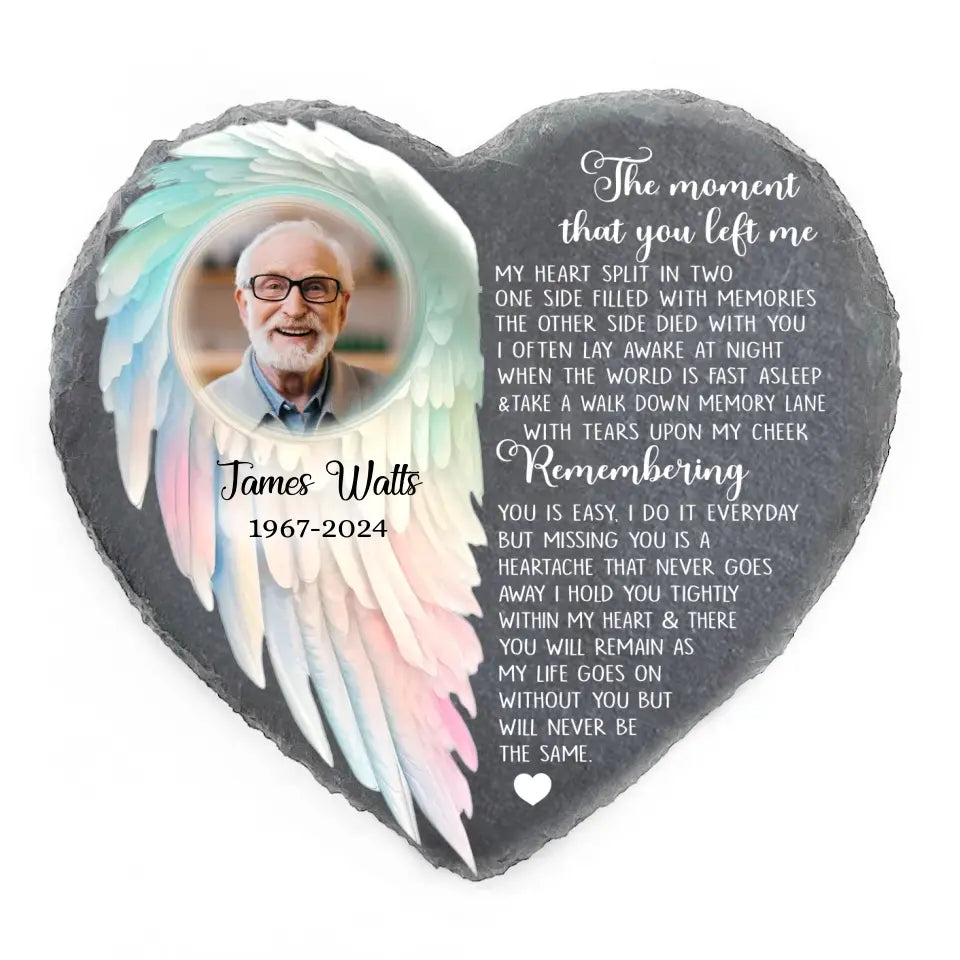 Missing You Is A Heartache That Never Goes Away - Personalized Stone - MS55TL