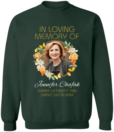 In Loving Memory For Loved Ones - Personalized T-Shirt, Memorial Photo T-shirt - TS77TL