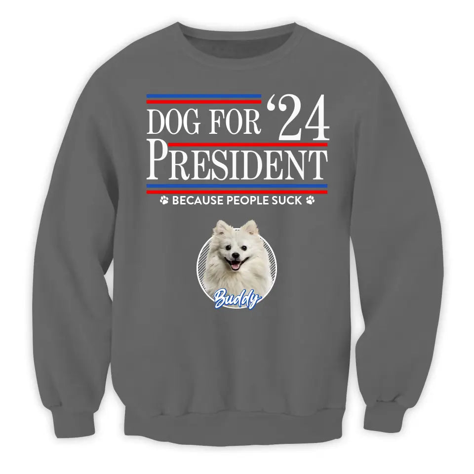 Pet For President 2024 - Personalized T-Shirt, Gift For Pet Lovers - TS54UP