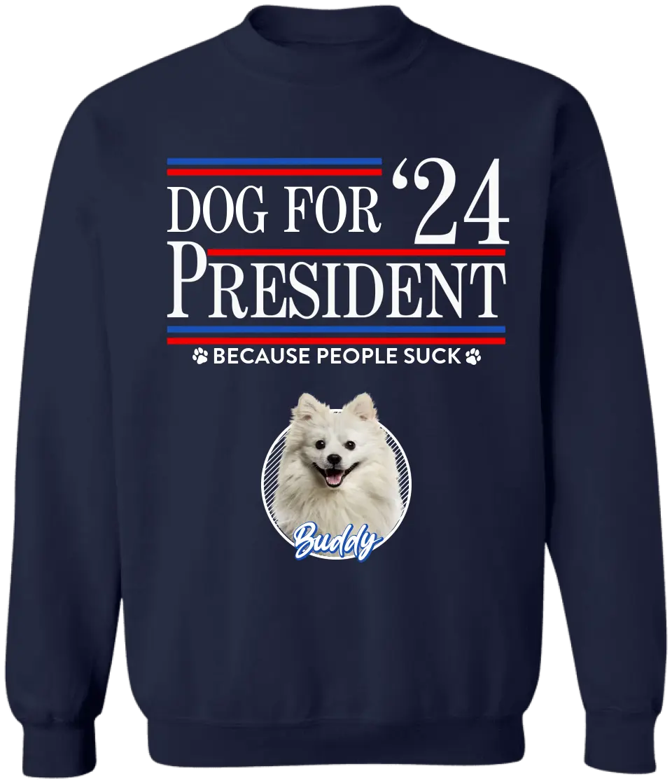 Pet For President 2024 - Personalized T-Shirt, Gift For Pet Lovers - TS54UP