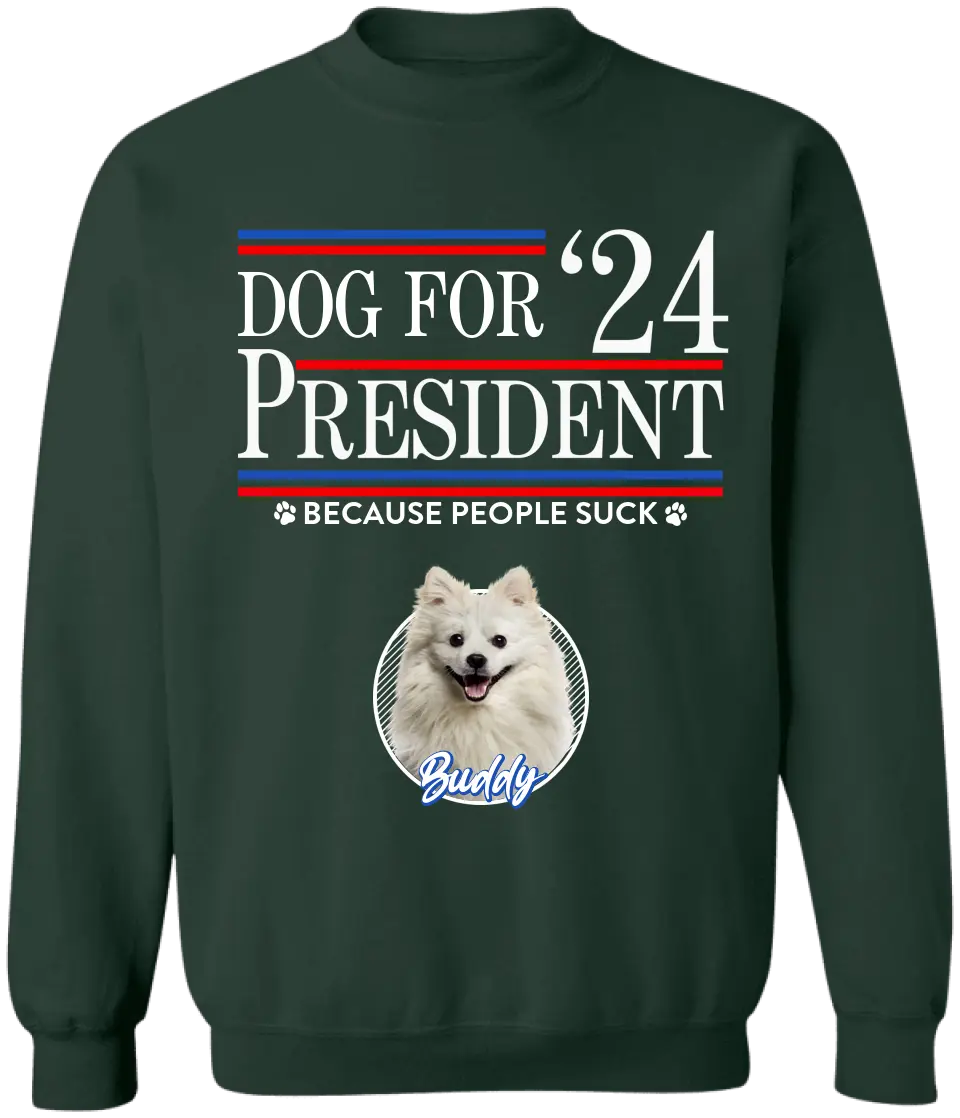 Pet For President 2024 - Personalized T-Shirt, Gift For Pet Lovers - TS54UP