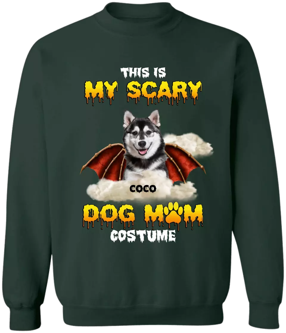 This Is My Scary Dog Mom Costume - Personalized T-Shirt, Gift For Dog Lovers, Halloween Gifts - TS142AN