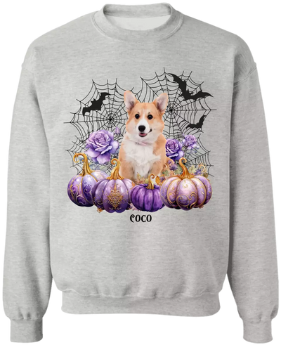 Halloween Dog Witch And Pumpkin - Personalized T-Shirt, Gift For Dog Lovers, Halloween Shirt - TS152AN