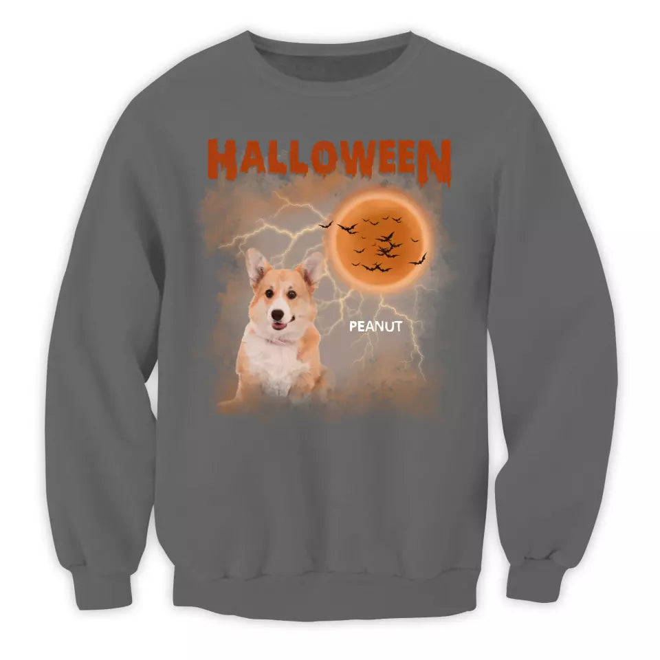 Custom Retro Halloween Shirt from Photo - Personalized T-Shirt, Gift For Halloween - TS123TL