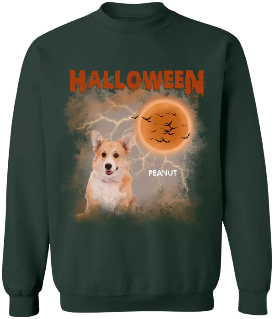 Custom Retro Halloween Shirt from Photo - Personalized T-Shirt, Gift For Halloween - TS123TL