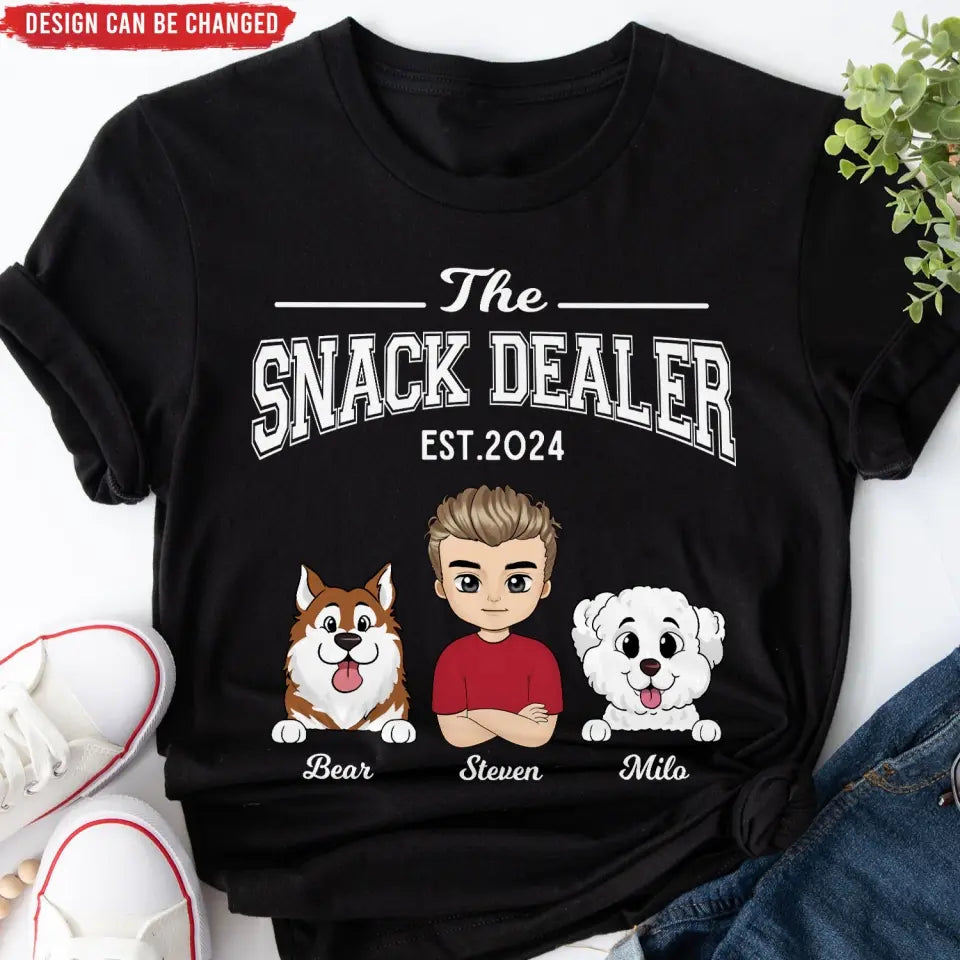 The Treat Dealer - Personalized T-Shirt, Gift For Pet Owner - TS67UP