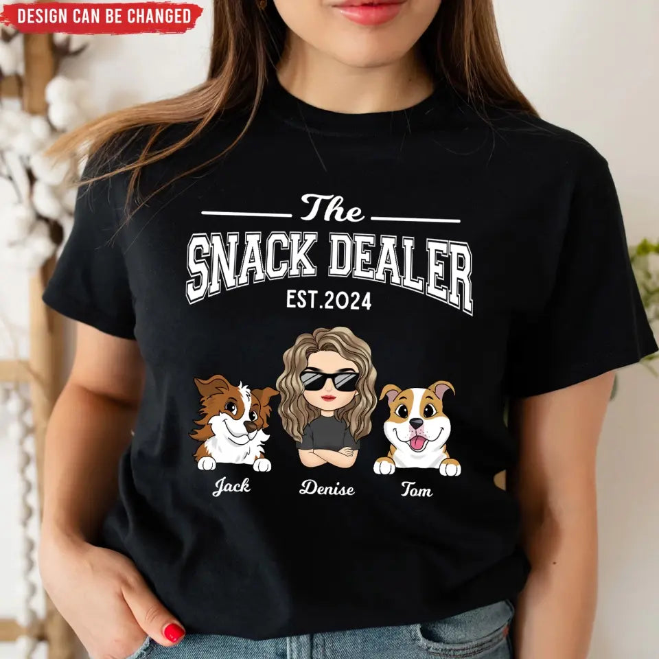 The Treat Dealer - Personalized T-Shirt, Gift For Pet Owner - TS67UP