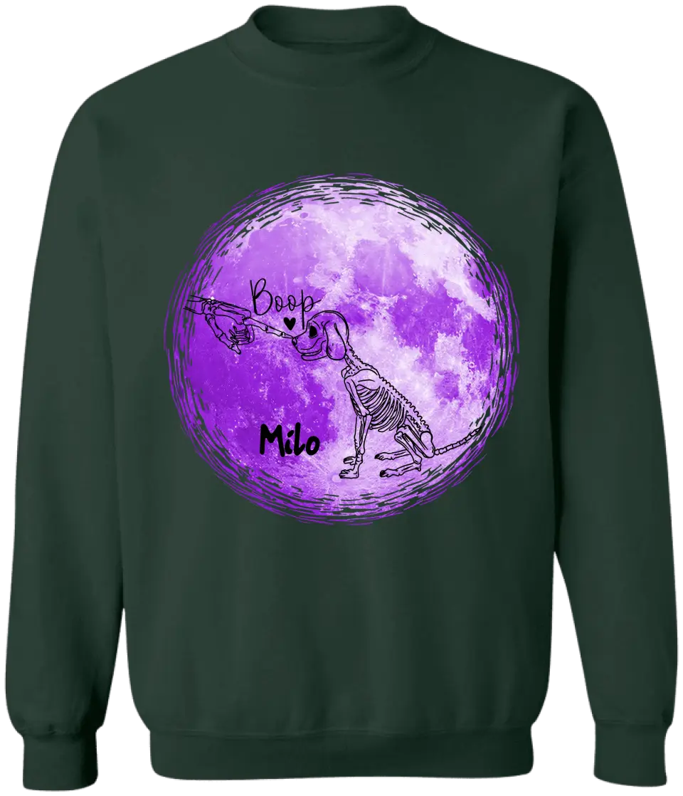 Cute Dog Skeleton Halloween - Personalized T-Shirt, Halloween Gift for Dog Lover - TS49YV