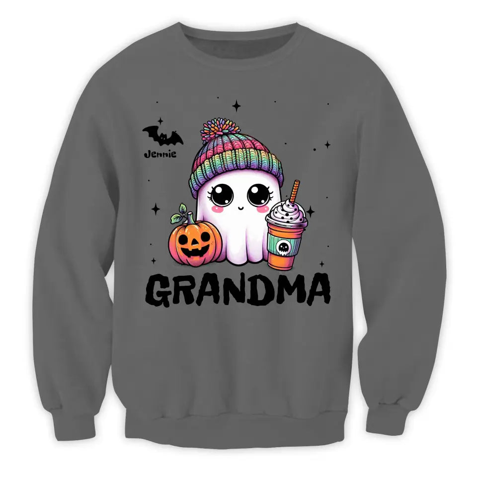 Cute Grandma Boo - Personalized T-Shirt, Halloween Gift For Grandma - TS143TL