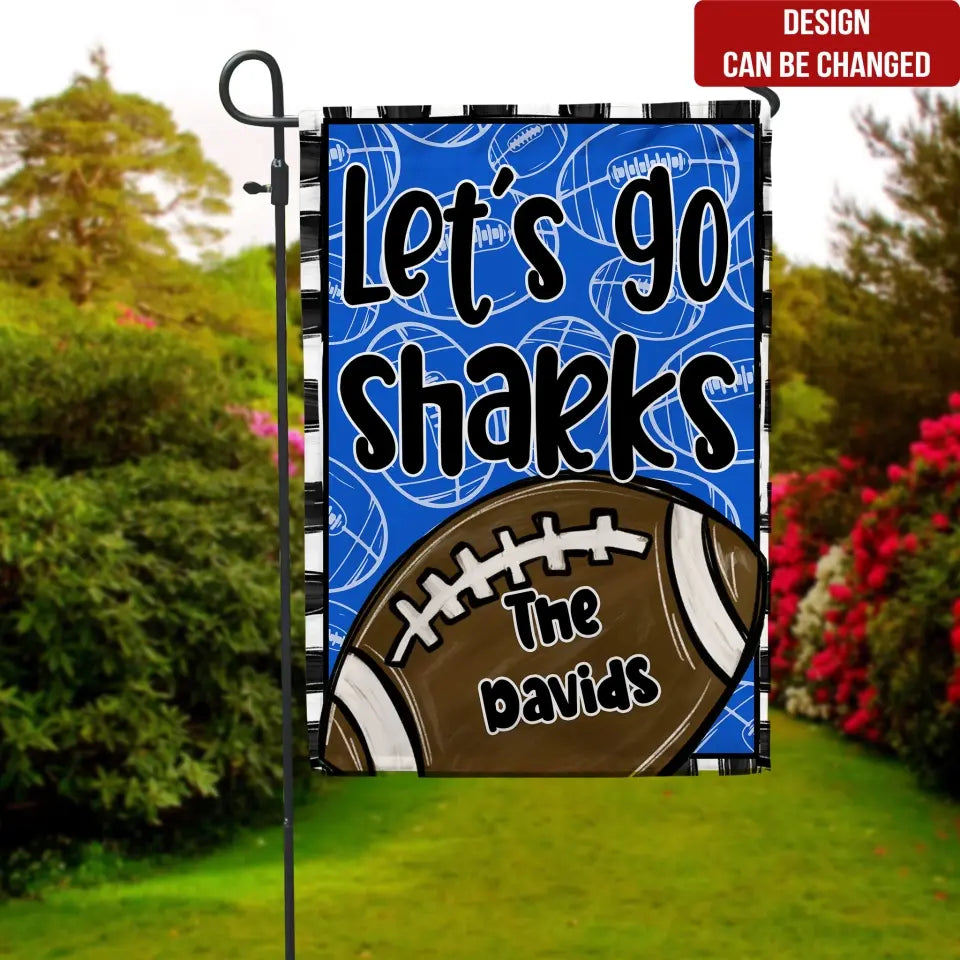 Custom Team Football Season - Personalized Garden Flag, Football Fan Gift - GF52YV