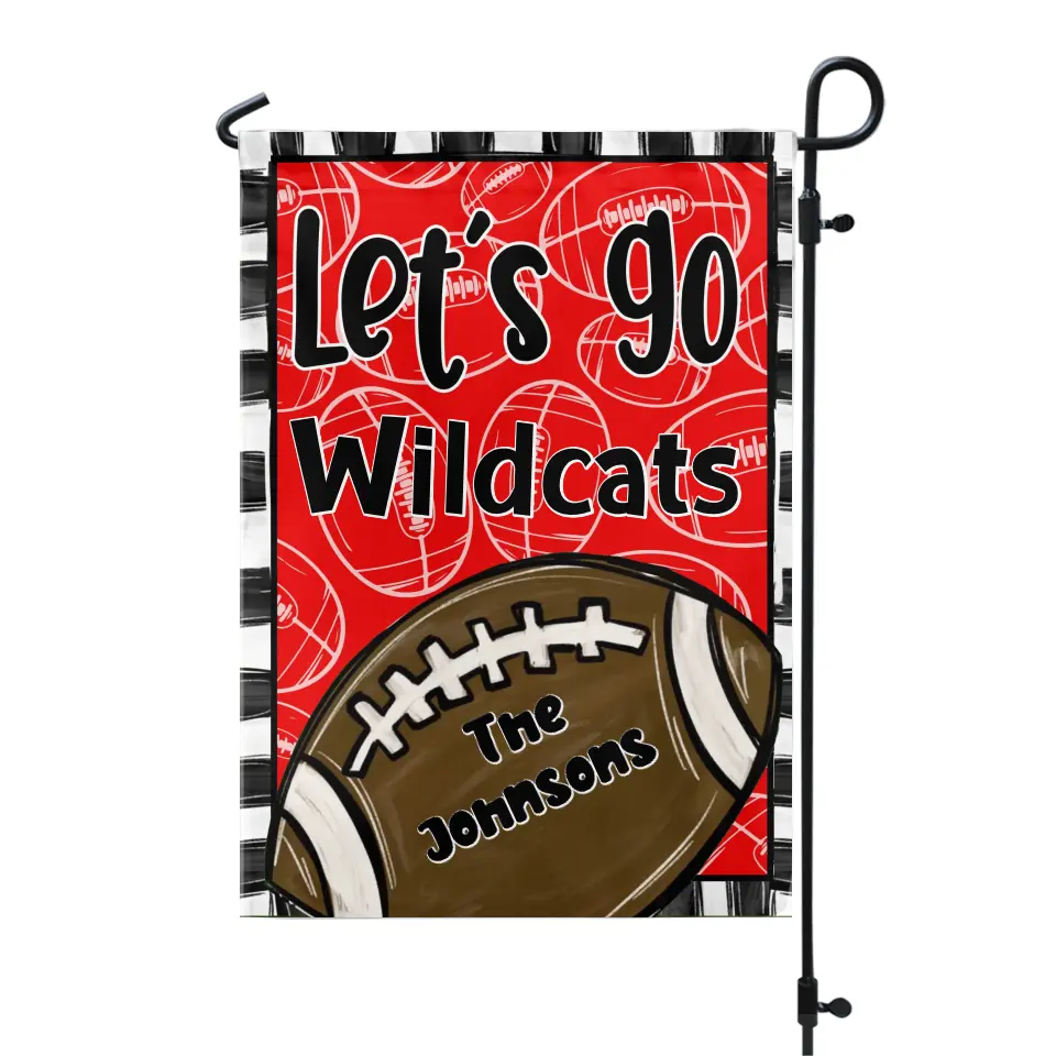 Custom Team Football Season - Personalized Garden Flag, Football Fan Gift - GF52YV