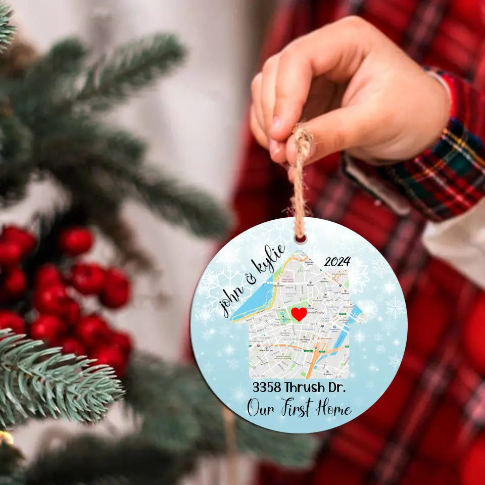 Our First Home - Best Gift Idea for Christmas - Personalized Orrnament