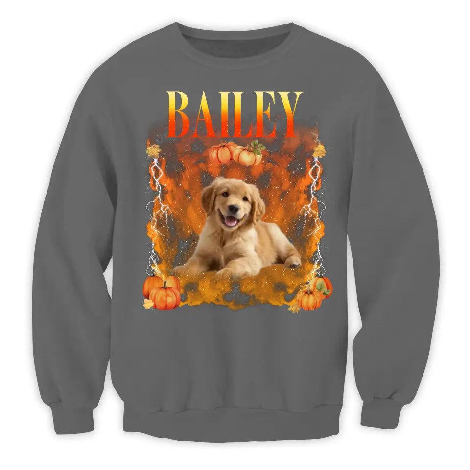 Fall Dog Bootleg - Personalized T-Shirt, Gift for Dog Lover, Fall Gift - TS47YV