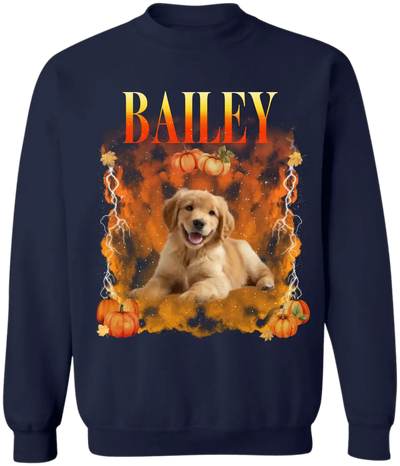 Fall Dog Bootleg - Personalized T-Shirt, Gift for Dog Lover, Fall Gift - TS47YV