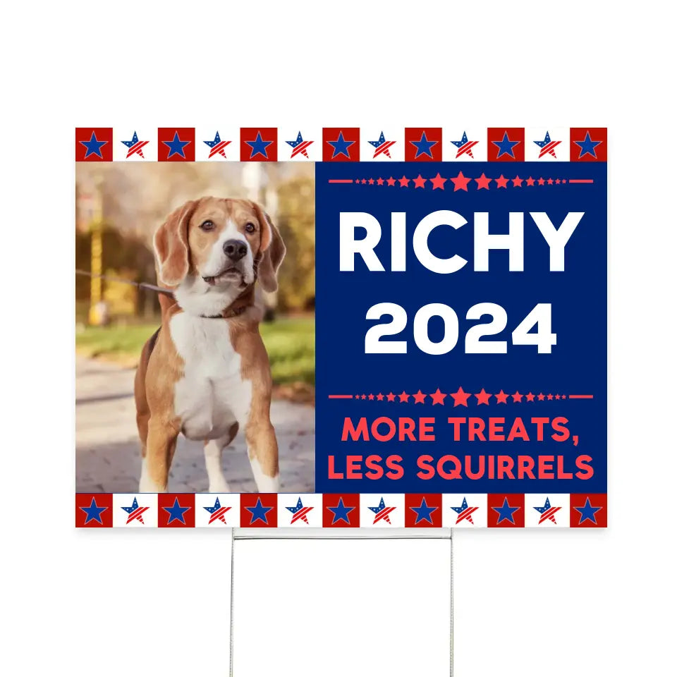 Vote Pet For President - Personalized Yard Sign, Funny Election Sign, Pet Political - YS81UP