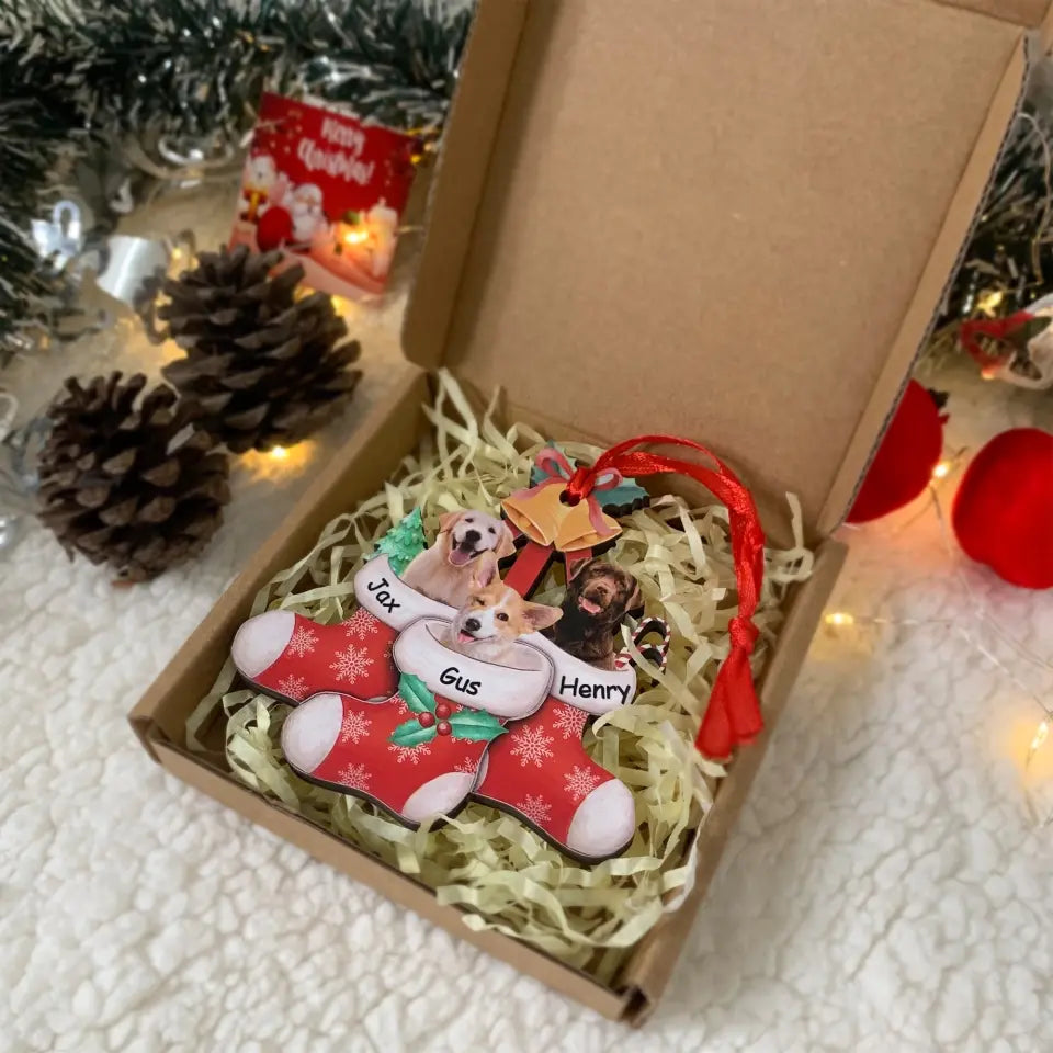 Pet Christmas Limited - Personalized Wooden Ornament, Gift For Pet Lovers - ORN120